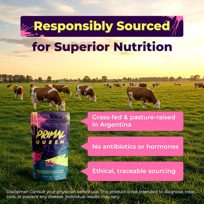 Female-Optimized Beef Organ Superfood Supplement (Beef Liver, Kidney, Heart, & 3 More) - 100% Grass Fed, Pasture Raised - 3Rd Party & Clinically Tested
