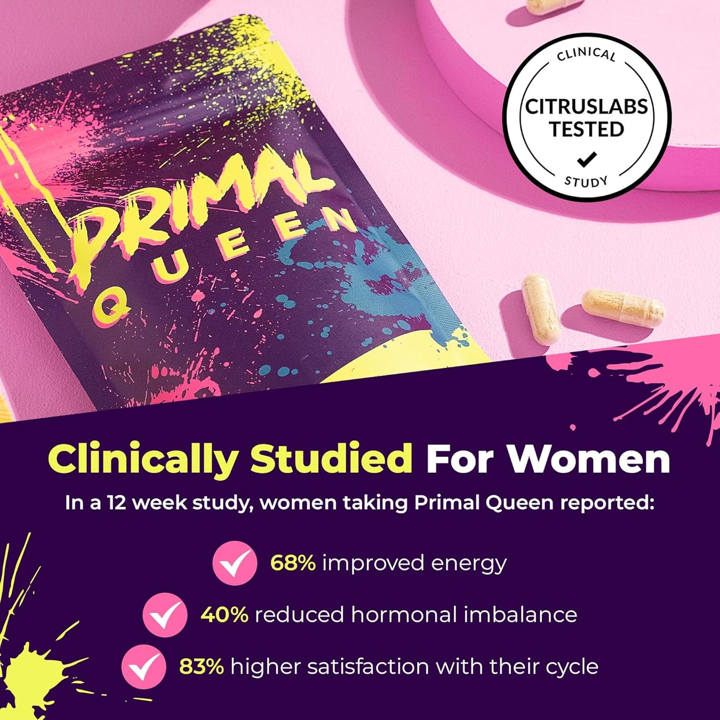 Female-Optimized Beef Organ Superfood Supplement (Beef Liver, Kidney, Heart, & 3 More) - 100% Grass Fed, Pasture Raised - 3Rd Party & Clinically Tested